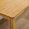 Greenington Currant Short Bench, Caramelized - Seat Top Closeup Angle