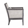 Sunpan Toscana Lounge Chair Nono Cream - Side Angle
