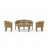 Anderson Teak Curve 4-Piece Conversation Set-9
