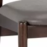 Sunpan Madison Dining Chair Bravo Ash - Seat Closeup Angle - Sunpan Madison Dining Chair Bravo Ash - Seat Closeup Angle
