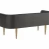 Sunpan Sammy Bench Grey Sky - Back Side Angle - Sunpan Sammy Bench Grey Sky - Back Side Angle