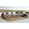 Coronado Swivel Rocker in Canvas Flax w/ Self Welt - Lifestyle - Coronado Swivel Rocker in Canvas Flax w/ Self Welt - Lifestyle