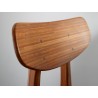 Greenington Cassia Dining Chair Amber / Caramelized / Sable - Set of 2 - Seat Closeup Top Angle