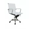 J&M Furniture Comfy Low Back Office Chair White - J&M Furniture Comfy Low Back Office Chair White