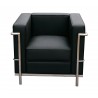J&M Furniture Cour Italian Leather Chair  002