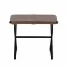 Sunpan Elon Stool - Vintage Cognac Leather - Front Angle - Sunpan Elon Stool - Vintage Cognac Leather - Front Angle