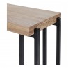 Moe's Home Collection Mila C Shape Side Table - Edge Closeup Top Angle