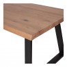 Moe's Home Collection Mila Live Edge Rectangular Dining Table - Edge Closeup
