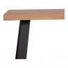 Moe's Home Collection Mila Live Edge Rectangular Dining Table - Side Closeup