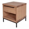 Moe's Home Collection Montego One Drawer Nightstand - Front Side Angle