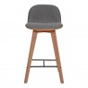 Moe's Home Collection Napoli Counter Stool - Grey - Front Angle