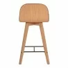 Moe's Home Collection Napoli Leather Counter Stool in Tan - Back Angle - Moe's Home Collection Napoli Leather Counter Stool in Tan - Back Angle
