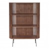 Moe's Home Collection Henrich Bookshelf Natural Oil - Front Angle