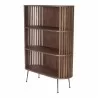Moe's Home Collection Henrich Bookshelf Natural Oil - Front Side Angle - Moe's Home Collection Henrich Bookshelf Natural Oil - Front Side Angle