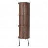 Moe's Home Collection Henrich Bookshelf Natural Oil - Side Angle