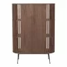Moe's Home Collection Henrich Bookshelf Natural Oil - Back Angle - Moe's Home Collection Henrich Bookshelf Natural Oil - Back Angle