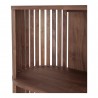 Moe's Home Collection Henrich Bookshelf Natural Oil - Side Closeup Top Angle