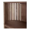 Moe's Home Collection Henrich Bookshelf Natural Oil - Side Closeup Top Angle - Moe's Home Collection Henrich Bookshelf Natural Oil - Side Closeup Top Angle