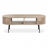 Moe's Home Collection Henrich Coffee Table in White Oil - Front Angle