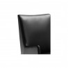 Moe's Home Collection Asta Leather Chair - Black - Closeup Top Angle