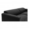 Moe's Home Collection Malou Sofa Anthracite - Side Closeup Angle