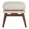 Moe's Home Collection Asta Ottoman - Sand - Side Angle