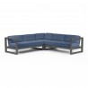 Redondo Sectional in Spectrum Indigo, No Welt - Front Side Angle