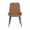 Sunpan Iryne Dining Chair in Bounce Nut - Set of Two - Front Angle