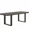 Sunpan Thanus Dining Table 94.5'' Brown Oak - Front Side Angle - Sunpan Thanus Dining Table 94.5'' Brown Oak - Front Side Angle