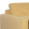 Sunpan Lautner Sofa Bed Chaise - Raf - Limelight Honey - Closeup Top Angle