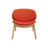 Greenington Danica Lounge Chair Wheat-Red - Front Angle