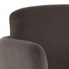 Sunpan Gilley Swivel Lounge Chair - Meg Ash - Closeup Top Angle