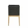 Sunpan Sorrento Dining Chair Regency Black - Back Angle - Sunpan Sorrento Dining Chair Regency Black - Back Angle
