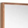 Sunpan Fresno Floor Mirror Natural - Closeup Top  Angle - Sunpan Fresno Floor Mirror Natural - Closeup Top  Angle