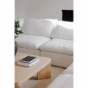 Moe's Home Collection Clay Corner Chair Performance in Fabric White - Lifestyle