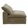 Moe's Home Collection Clay Slipper Chair, Desert Sage - Side Angle