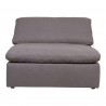 Moe's Home Collection Clay Armless Chair - Light Grey