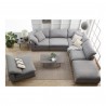 Moe's Home Collection Clay Modular Sectional Performance Fabric in Light Grey - Lifestyle