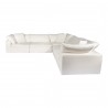 Moe's Home Collection Clay Classic Modular Sectional Performance in Fabric White -  Angle