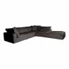 Moe's Home Collection Clay Dream Modular Sectional Performance in Fabric Light Grey - Front Angle - Moe's Home Collection Clay Dream Modular Sectional Performance in Fabric Light Grey - Front Angle