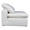 Moe's Home Collection Terra Condo Slipper Chair Performance in Fabric White - Side Angle