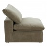 Moe's Home Collection Terra Slipper Chair, Desert Sage -Side Angle