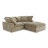 Moe's Home Collection Terra Nook Modular Sectional, Desert Sage - Front Side Angle
