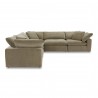 Moe's Home Collection Terra Classic L-Shaped Modular Sectional Desert, Sage - Angle