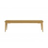 Greenington Currant Long Bench Caramelized - Front Angle