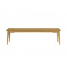 Greenington Currant Long Bench Caramelized - Front Angle