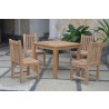Anderson Teak SET-25 Bahama 35" Square Table Lifestyle 3