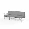 Provence Sofa in Canvas Granite w/ Self Welt - Front Side Angle - Provence Sofa in Canvas Granite w/ Self Welt - Front Side Angle