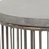 Sunpan Sargon Side Table - Closeup Top Angle - Sunpan Sargon Side Table - Closeup Top Angle
