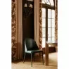 Moe's Home Collection Burton Dining Chair Dark Teal Vegan Leather - Set of Two - Lifestyle - Moe's Home Collection Burton Dining Chair Dark Teal Vegan Leather - Set of Two - Lifestyle